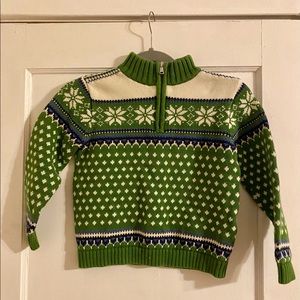 Lands End fair isle sweater
